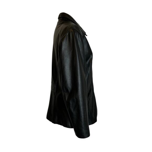 Vintage Wilsons Leather Jacket Womens Size L Black Ultra Insulate Zip Out Lining - Picture 2 of 11